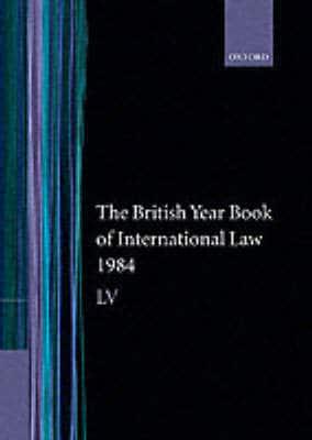 The British Year Book of International Law 1984