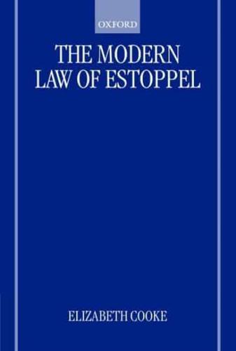 The Modern Law of Estoppel