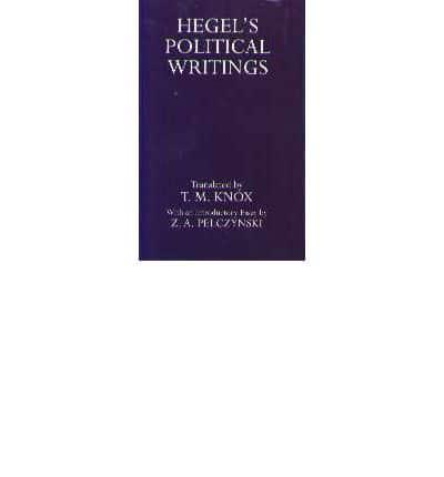 Hegel's Political Writings