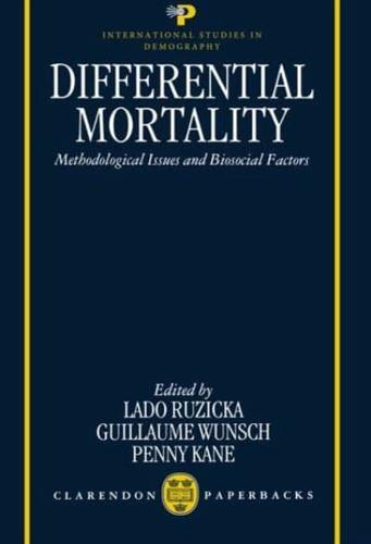 Differential Mortality: Methodological Issues and Biosocial Factors