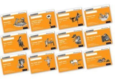 Read Write Inc. Phonics: Orange Set 4 Core Black & White Storybooks (Mixed Pack of 12)