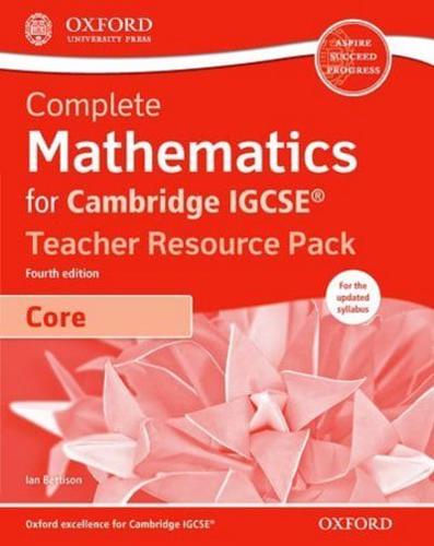 Complete Mathematics for Cambridge IGCSE. Teacher Resource Pack (Core)