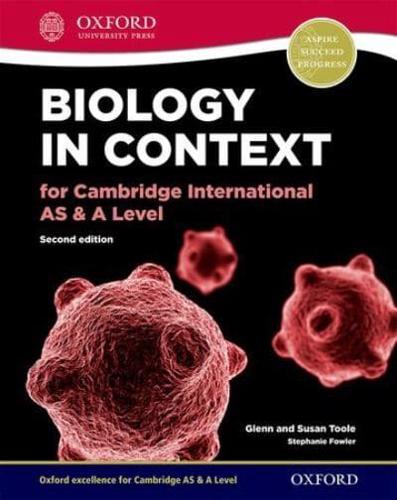 Biology in Context for Cambridge International AS & A Level