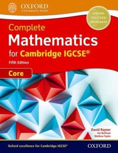 Complete Mathematics for Cambridge IGCSE. Student Book (Core)