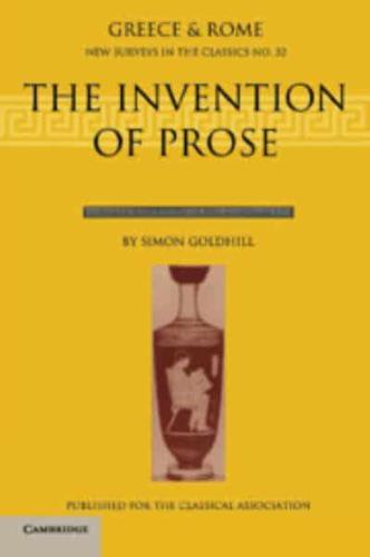 The Invention of Prose
