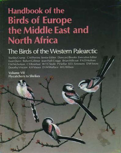 Handbook of the Birds of Europe, the Middle East and North Africa Vol. 3 Waders to Gulls