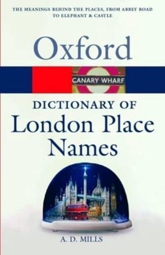 A Dictionary of London Place-Names