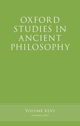 Oxford Studies in Ancient Philosophy. Volume 46
