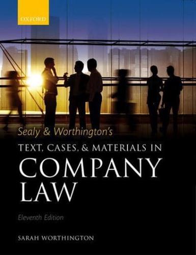 Sealy and Worthington's Text, Cases, and Materials in Company Law