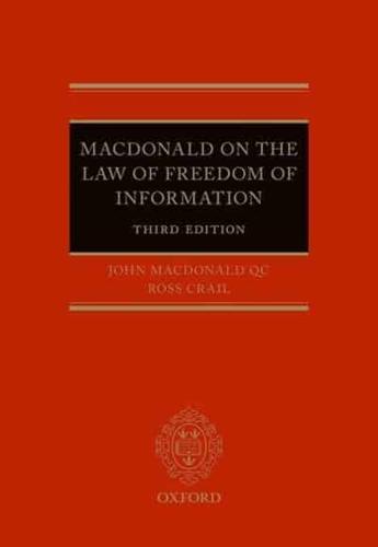 MacDonald on the Law of Freedom of Information