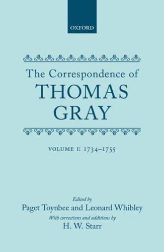 Correspondence of Thomas Gray