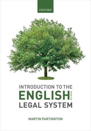 Introduction to the English Legal System, 2019-2020