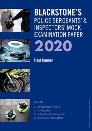 Sergeants' & Inspectors' Mock Exam 2020