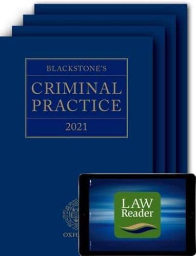 Blackstone's Criminal Practice 2021