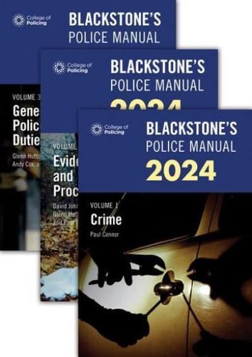 Blackstone's Police Manuals 2024