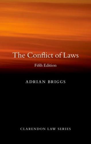 The Conflict of Laws