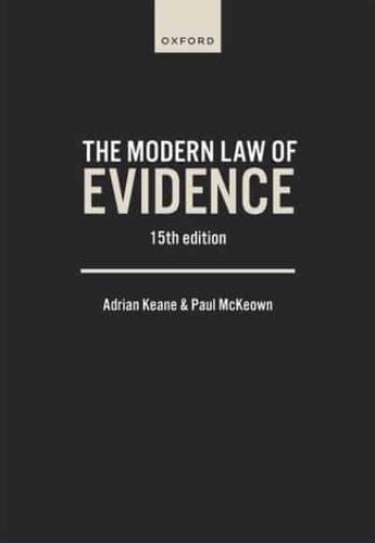 The Modern Law of Evidence