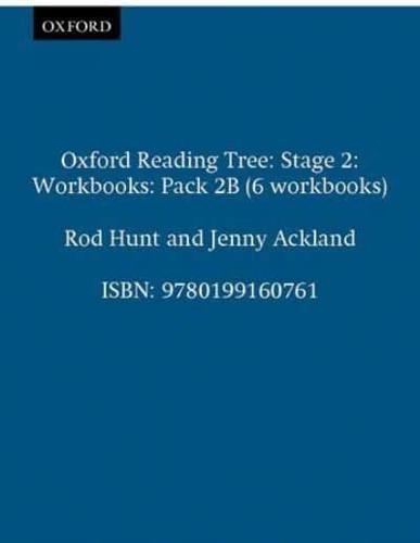 Oxford Reading Tree: Level 2: Workbooks: Pack 2B (6 Workbooks)