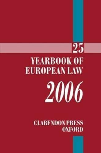 Yearbook of European Law. 25, 2006