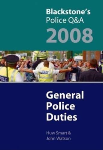 General Police Duties 2008