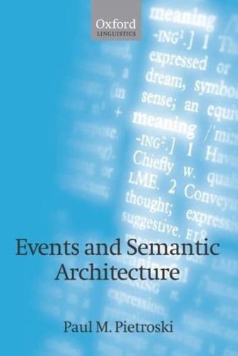 Events and Semantic Architecture