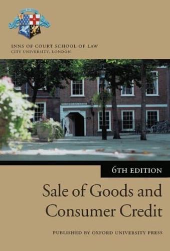 Sale of Goods and Consumer Credit in Practice
