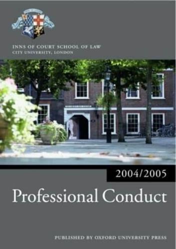 Professional Conduct