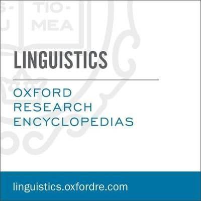Oxford Research Encyclopedia of Linguistics : Mark Aronoff (editor) :  9780199384655 : Blackwell's