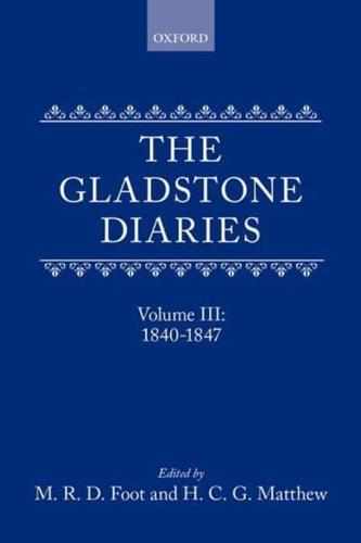The Gladstone Diaries: With Cabinet Minutes and Prime-Minesterial Correspondence
