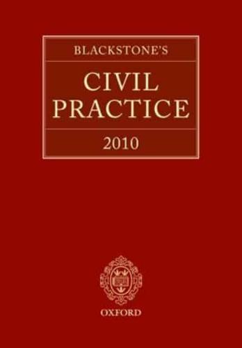 Blackstone's Civil Practice 2010