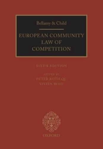 Bellamy & Child European Community Law of Competition