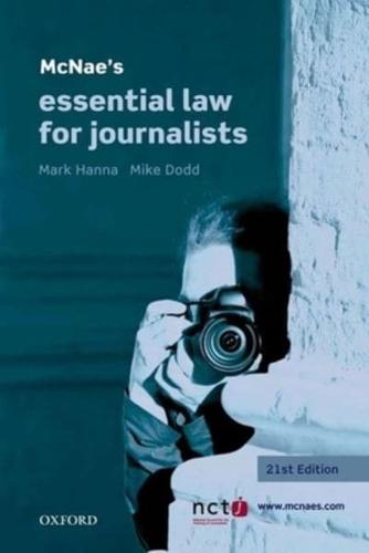 McNae's Essential Law for Journalists