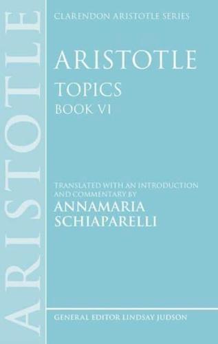 Aristotle. Book VI Topics