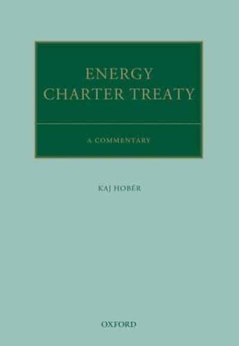 The Energy Charter Treaty