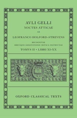 Aulus Gellius, Attic Nights. Books 11-20