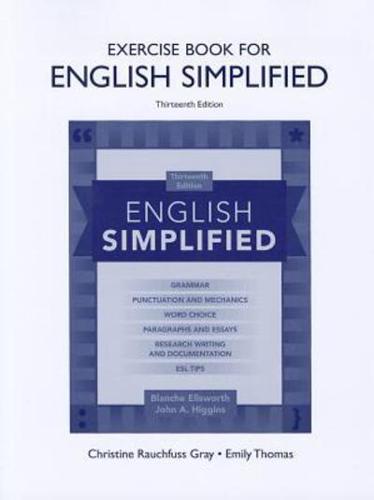 Exercise Book for English Simplified