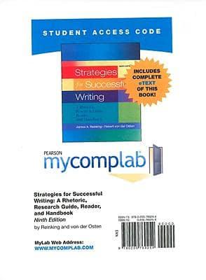 MyLab Composition With Pearson eText -- Standalone Access Card -- For Strategies for Successful Writing