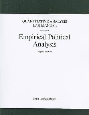 Empirical Political Analysis