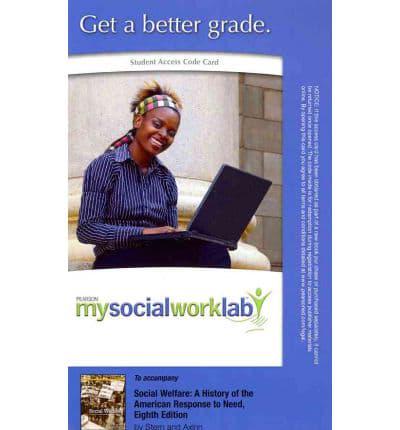 MyLab Social Work -- Standalone Access Card -- For Social Welfare