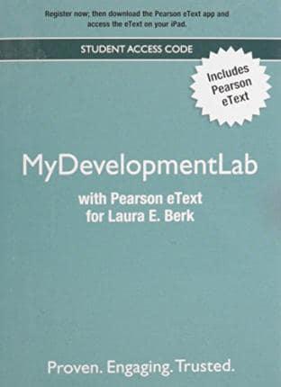 NEW MyLab Human Development With Pearson eText -- Valuepack Access Card -- For Laura E. Berk