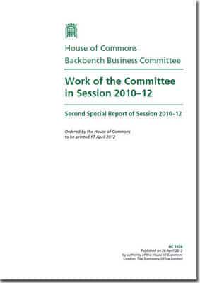 Work of the Committee in Session 2010-12