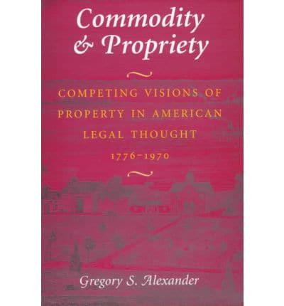 Commodity & Propriety