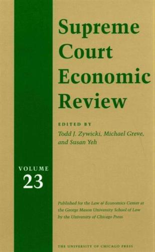Supreme Court Economic Review. Volume 23