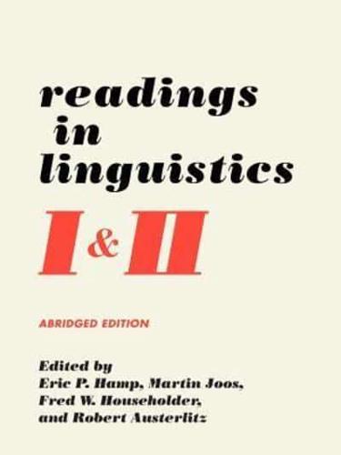 Readings in Linguistics I & II