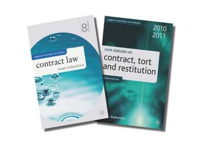 Contract Law + Core Statutes on Contract, Tort and Restitution 2010-11 Value Pack