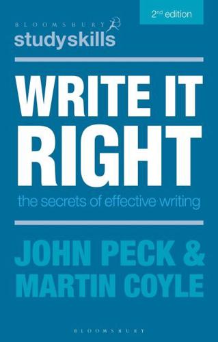 Write it Right : The Secrets of Effective Writing