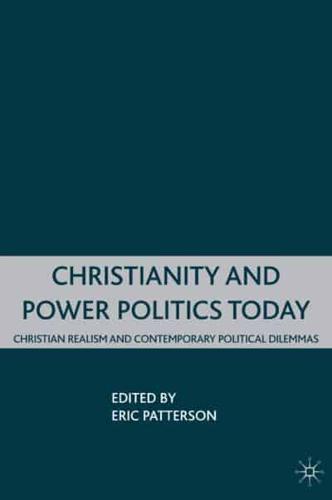 Christianity and Power Politics Today