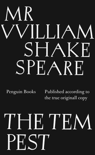 Mr. Vvilliam Shakespeare's The Tempest