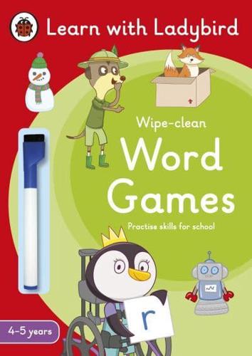 Word Games: A Learn With Ladybird Wipe-Clean Activity Book 4-5 Years