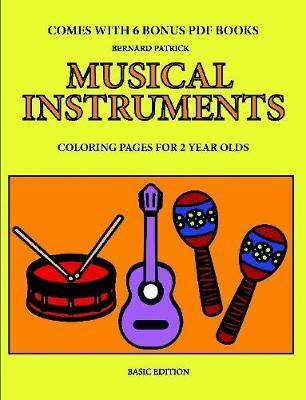 Coloring Pages for 2 Year Olds (Musical Instruments)